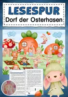 Vorschau - Arbeitsblätter - Lesespurgeschichte Ostern Osterhasen - Deckblatt
