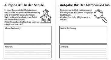 Aperçu - Préparation de séance / Séance complète - Heft Brüche Dezimalzahlen, Prozentsätze Aufgaben & Lösungen - Page 2