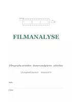 Vorschau - Stundenentwürfe - Arbeitsheft Filmanalyse: Filmsprache verstehen & Szenen analysieren – Deutsch (Klasse 9/10) - Seite 1