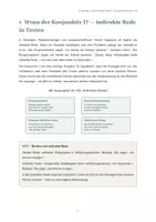 Vorschau - Stundenentwürfe - Arbeitsheft Konjunktiv I und indirekte Rede – Deutsch (Klasse 7/8) - Seite 3
