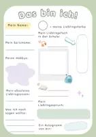 Vorschau - Arbeitsblätter - Steckbrief Kinder - Seite 2