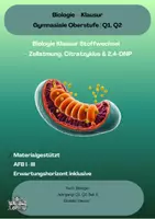 Vorschau - Klassenarbeiten - Biologie Klausur Q1 – Zellatmung, Citratzyklus & 2,4-DNP - Deckblatt