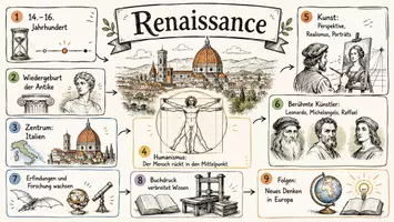 Vorschau - Arbeitsblätter - Lernposter + Arbeitsblätter zum Thema "Renaissance" + Lösung & MP3 + Mindmap + Infografik - Seite 2