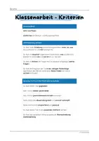 Vorschau - Klassenarbeiten - Klassenarbeit Berichte schreiben - Seite 1