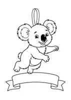 Vorschau - Mal- und Bastelvorlagen - Klassentier Girlande "Koala" für die Koalaklasse, zum Ausmalen - Seite 2