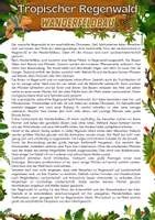 Vorschau - Arbeitsblätter - Tropischer Regenwald - Wanderfeldbau - Deckblatt