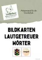 Vorschau - Spiele - Bildkarten + Karten mit lautgetreuen Wörtern - Deckblatt