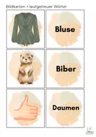 Vorschau - Spiele - Bildkarten + Karten mit lautgetreuen Wörtern - Seite 3