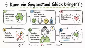 Vorschau - Arbeitsblätter - Lernposter + Arbeitsblätter zum Thema "Kann ein Gegenstand Glück bringen?" (Lückentext, Hörverstehen) + Lösung & MP3 + Mindmap + Infografik - Seite 2