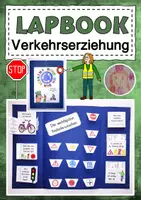 Vorschau - Arbeitsblätter - Verkehrserziehung Lapbook Fahrradprüfung - Deckblatt