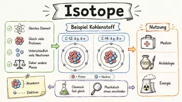 Vorschau - Arbeitsblätter - Lernposter + Arbeitsblatt "Isotope" + interaktive Lösung & MP3 + Mindmap + Infografik - Seite 2