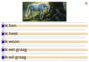 Voorbeeld - Motoriek - Creatief schrijven - blokschrift - Pagina 2
