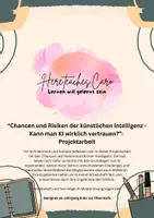 Vorschau - Unterrichtsreihen - Projektarbeit KI Künstliche Intelligenz PP - Deckblatt