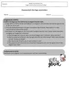 Vorschau - Klassenarbeiten - Klassenarbeit Eine Sage umschreiben - Seite 1
