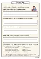 Vorschau - Arbeitsblätter - Too Much Sugar: Health Risks for Teenagers | Englisch Reading Comprehension Klasse 9–10 - Seite 2