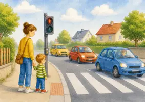 Vorschau - Arbeitsblätter - Verkehrserziehung in Kita & Kindergarten: Kamishibai, Bildkarten, Legekreis und Verkehrszeichen für Krippe & Vorschule - Seite 3