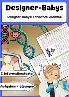 Vorschau - Arbeitsblätter - Ethische Dilemmata: Bioethik, KI, Datenschutz & Sterbehilfe - Seite 1