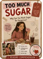 Vorschau - Arbeitsblätter - Too Much Sugar: Health Risks for Teenagers | Englisch Reading Comprehension Klasse 9–10 - Deckblatt