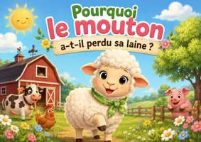 Aperçu - Préparation de séance / Séance complète - Kamishibai – Pourquoi le mouton a-t-il perdu sa laine ? | Ferme & saisons - Page de couverture