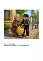 Vorschau - Unterrichtsreihen - Monsterboy Kapitel 5 Der Doppelgänger Lesebegleitheft - Deckblatt