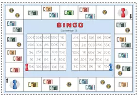 Vorschau - Spiele - Bingo Brettspiele: Geldbeträge in Euro und Cent (ab Klasse 2) - Seite 3