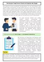 Vorschau - Arbeitsblätter - Das Interview Deutsch Arbeitsblatt - Seite 1