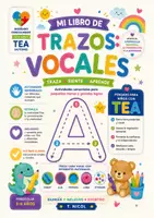 Vista previa - Hojas de trabajo - Trazos de Vocales para TEA | T. Nicol - Portada
