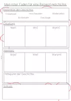 Vorschau - Arbeitsblätter - Mein roter Faden für eine Reizwortgeschichte - Arbeitsblatt - Seite 3