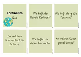 Vorschau - Unterrichtsreihen - Die Kontinente - Unsere Welt - Quiz - Seite 2