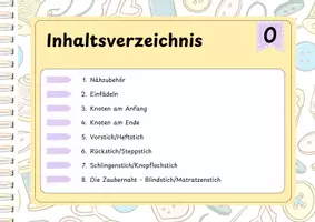 Vorschau - Arbeitsblätter - Nähen mit der Hand - Arbeitsmaterialien, Grundstiche und Übungen - Seite 2