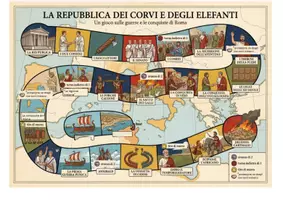 anteprima - Giochi - LA REPUBBLICA DEI CORVI E DEGLI ELEFANTI GIOCO DA TAVOLO - Pagina di copertina