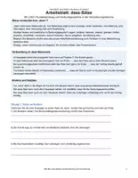 Vorschau - Arbeitsblätter - dass-Sätze - Deckblatt