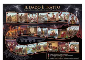 anteprima - Giochi - 🎲 IL DADO È TRATTO: Gioco da tavolo su Roma - Pagina di copertina