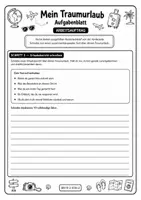 Vorschau - Arbeitsblätter - Mein Traumurlaub – Schreibanlass und differenzierte Arbeitsblätter für Deutsch in Klasse 5/6 - Seite 3