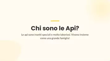 anteprima - Presentazioni / Lavagne - Il Mondo delle Api slide per presentazione - Pagina 1