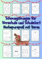 Vorschau - Arbeitsblätter - Schwungübungen mit Tieren
Nachspurspaß für Vorschule und Schulstart - Deckblatt