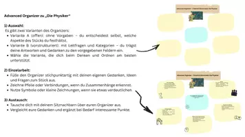 Vorschau - Arbeitsblätter - "Die Physiker" – Einstieg in das Drama - Seite 1