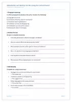 Vorschau - Arbeitsblätter - Globalisation and Identity: Are We Losing Our Cultural Roots? | Comment & Analysis Task - Seite 2