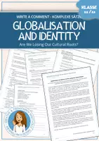 Vorschau - Arbeitsblätter - Globalisation and Identity: Are We Losing Our Cultural Roots? | Comment & Analysis Task - Deckblatt