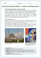 Vorschau - Arbeitsblätter - Das Osmanische Reich – Kultur, Moscheen und Hofleben - Seite 1