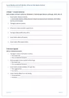Vorschau - Arbeitsblätter - Social Media and Self-Identity: Who Are We Really Online? | Comment & Analysis Task - Seite 3