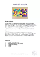 Vorschau - Mal- und Bastelvorlagen - Kunst Gerhard Richter, Bunte Farben würfeln, Grundschule - Seite 3
