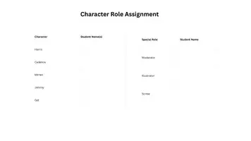 Vorschau - Arbeitsblätter - Character Cabinet & Freeze Frames am Beispiel von "We Were Liars" - Seite 3