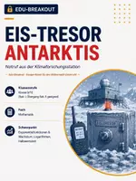 Vorschau - Stundenentwürfe - Breakout Mathe: Exponentialfunktionen & Logarithmus – Escape Room "Antarktis" (Klasse 9/10) - Deckblatt