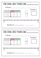 Vorschau - Arbeitsblätter - Zahl des Tages - Dezimalzahlen (tägliche Übung / Ritual) - Seite 1