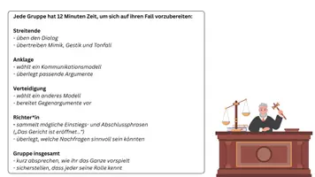 Vorschau - Arbeitsblätter - Gerichtshof der Kommunikation – Kommunikationsmodelle spielerisch anwenden - Seite 3