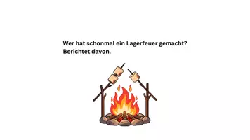 Vorschau - Arbeitsblätter - Mini Mystery: Lagerfeuer machen – Vorgangsbeschreibungen kreativ einführen - Seite 3