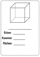 Vorschau - Arbeitsblätter - geometrische Körper - Deckblatt