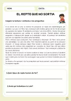Vista previa - Refuerzo / NEE / Materiales de apoyo - Comprensions lectores_EMOCIONS_3r i 4t primària - página 1