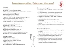 Vorschau - Arbeitsblätter - Formulierungshilfen - Dialektische Erörterung - Seite 1